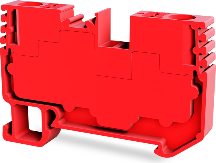 Pft 4 mm Kırmızı Push-In Tek Katlı Klemens