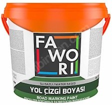 FAWORİ SU BAZLI YOL ÇİZGİ BOYASI 25 KG