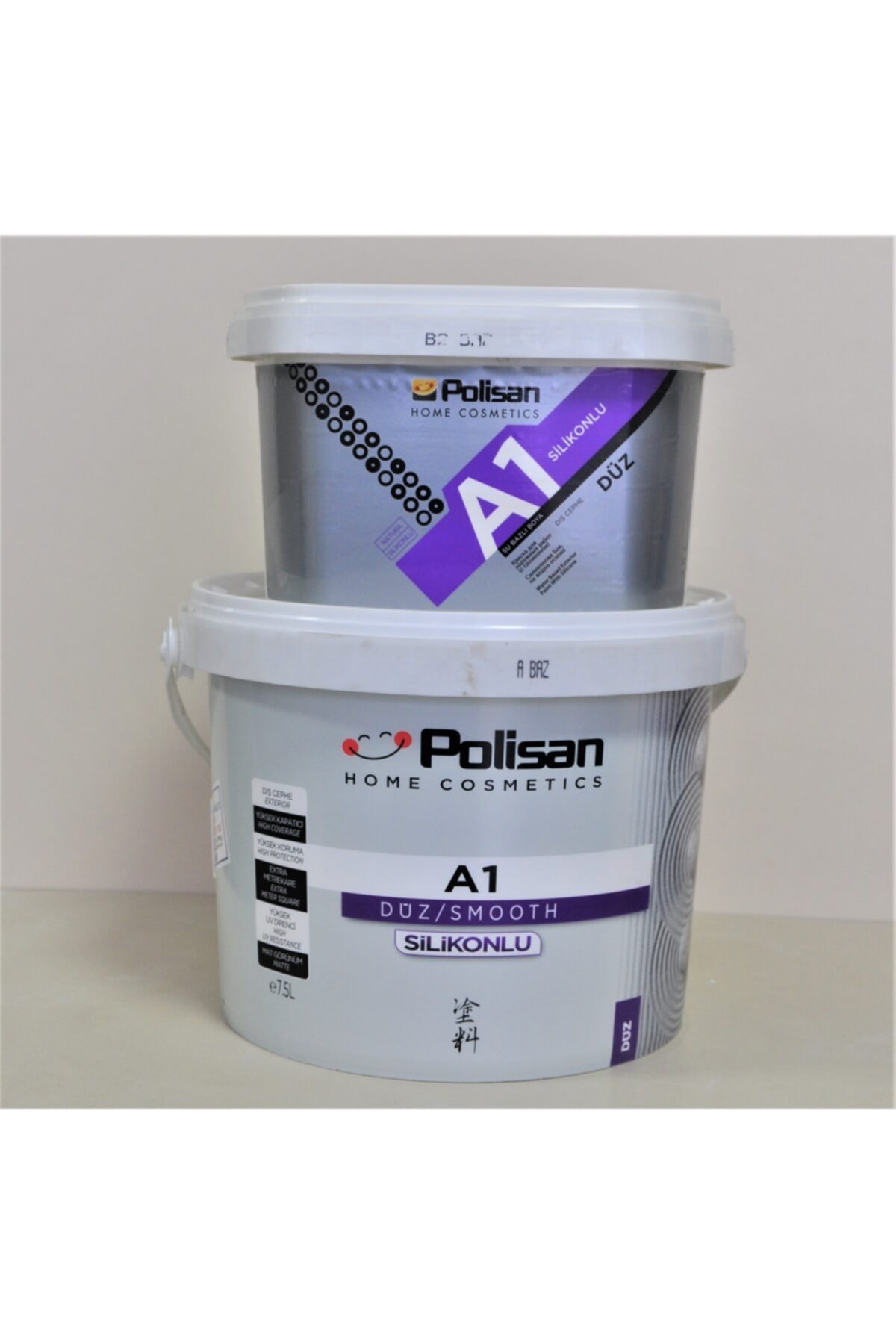 Silikonlu A1-dış Cephe Boyası-2,5litre(3,5KG.)-cd-8013 Tuğla