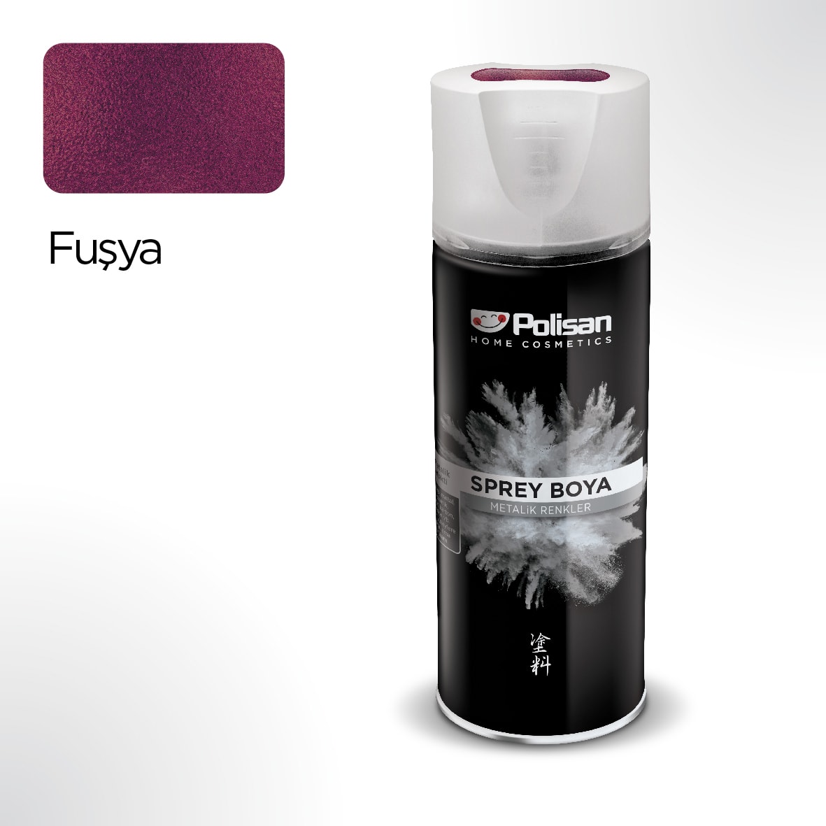 Metalik Fuşya Sprey Boya 400 ml