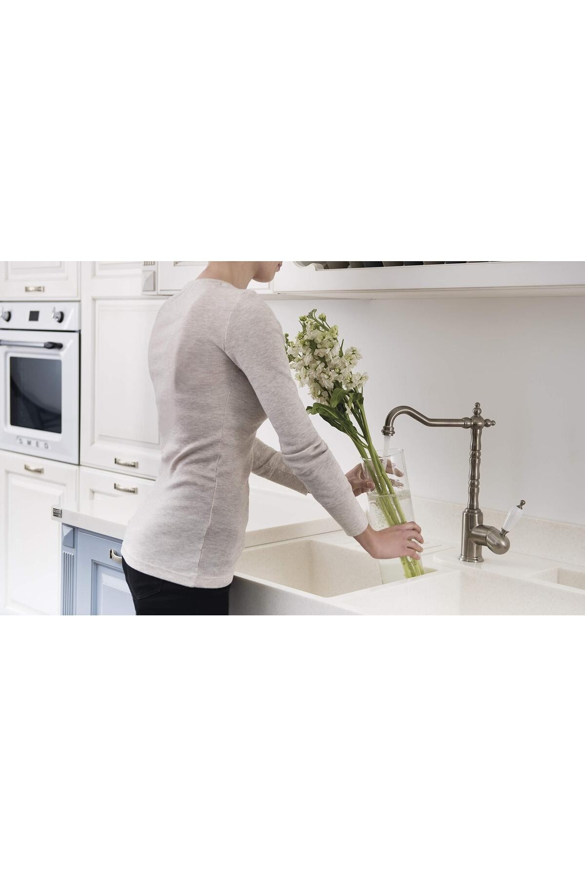 Verona A4215406 Eviye Bataryası Saten Krom