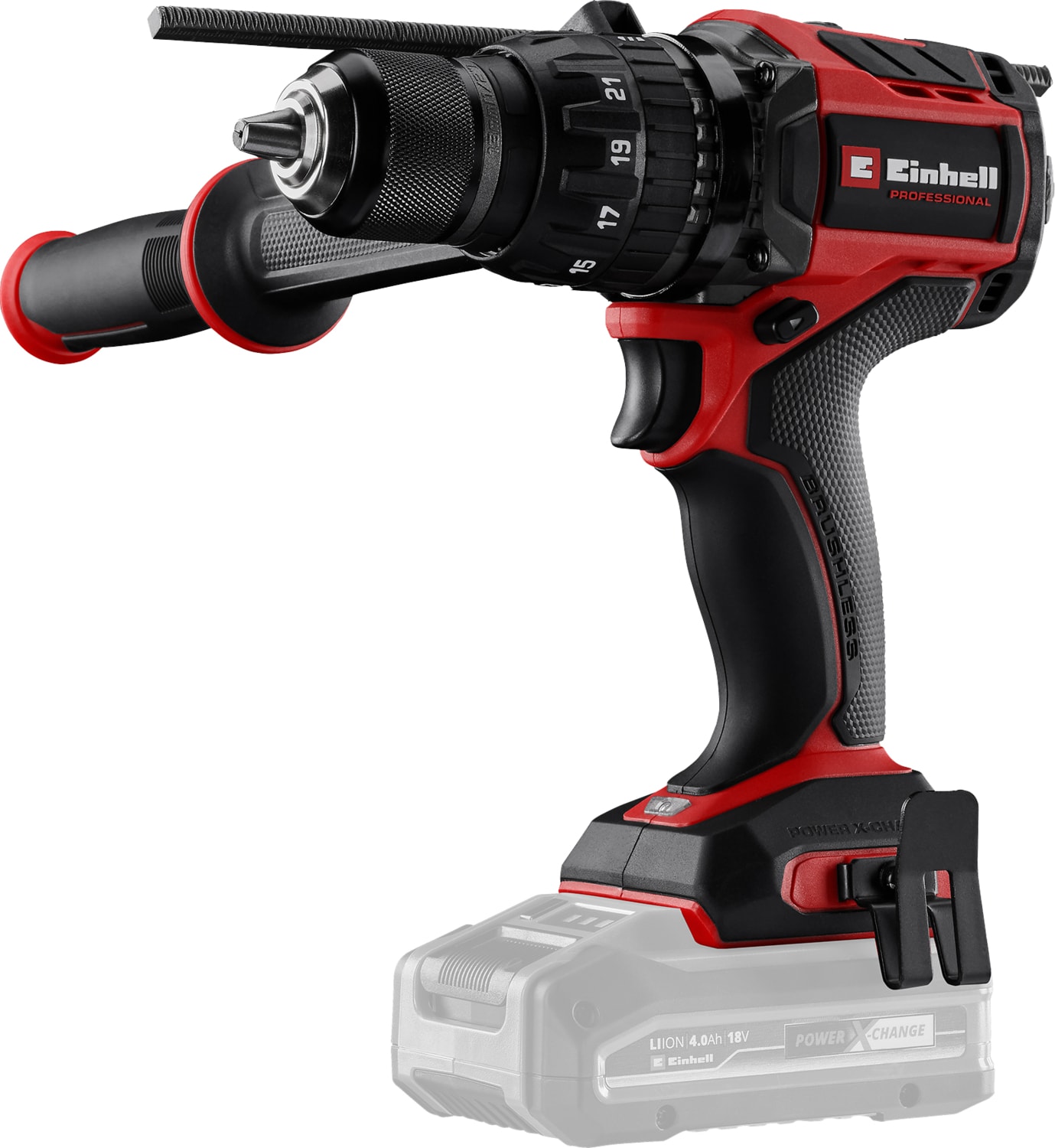 Professional Akülü Darbeli Vidalama TP-CD 18/120 Li-i BL-Solo Power X-Change (18 V, kömürsüz, 120 Nm, darbeli delme fonksiyonu, 13 mm mandren, 2 vites, akü dahil değildir) - 4514310