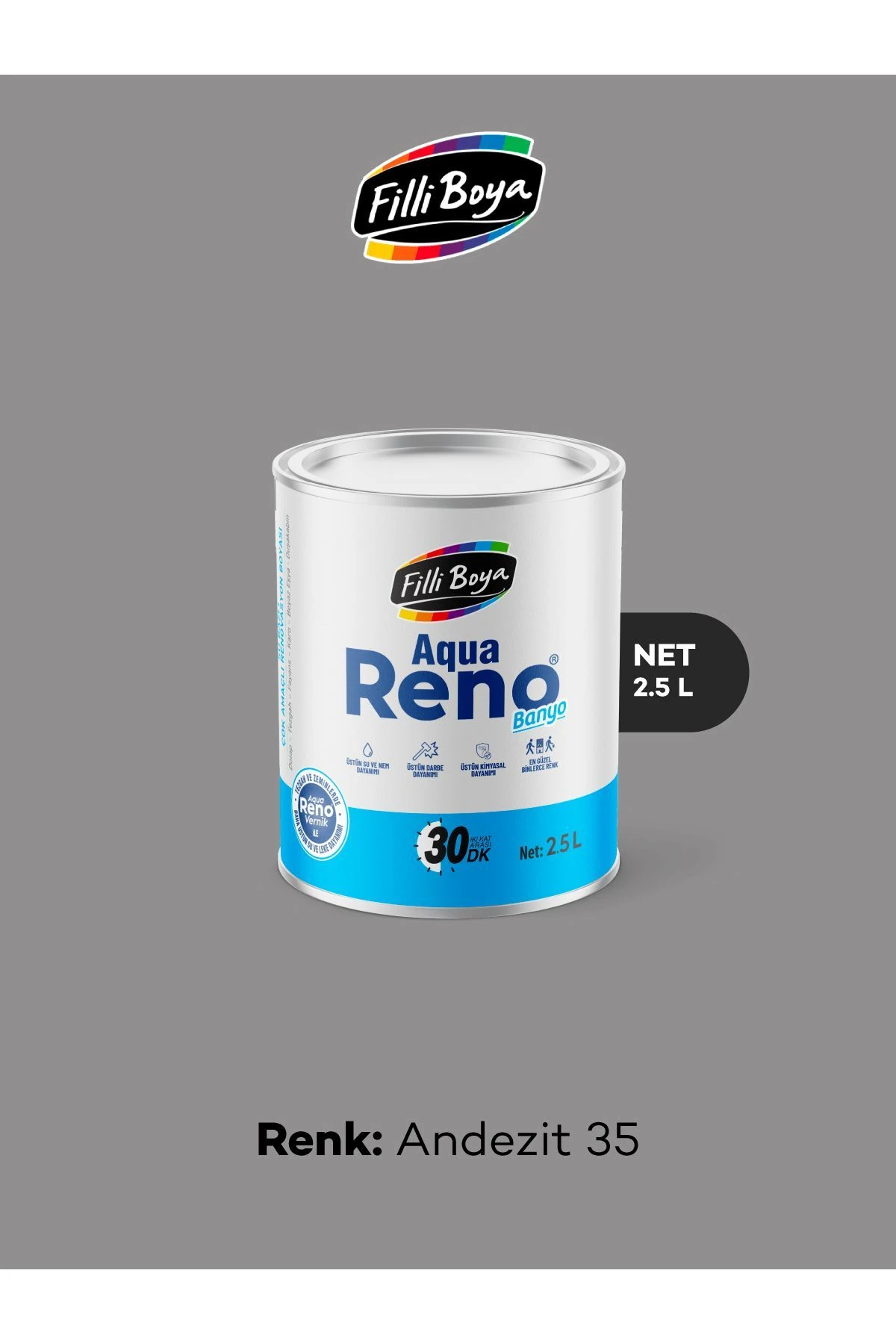 Filli Aqua Reno Banyo Andezit 35 (0,75L - 2,5L) Andezit 35