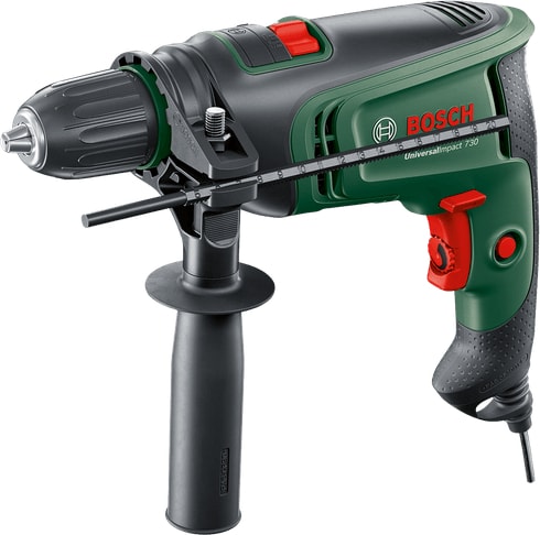 BOSCH Universalımpact 730 Darbeli Matkap + 15 Parça x Line Set
