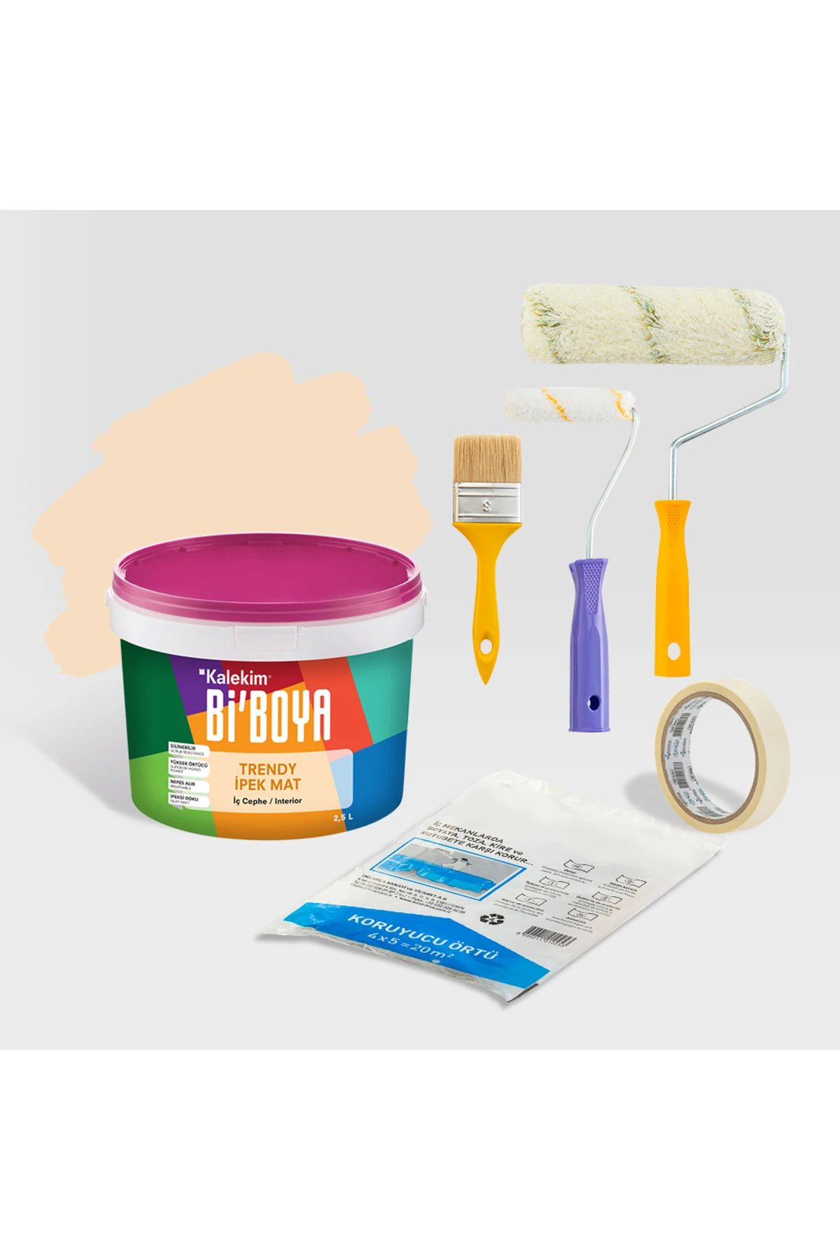 Yazlık Yenileme Seti Iç Cephe Şampanya