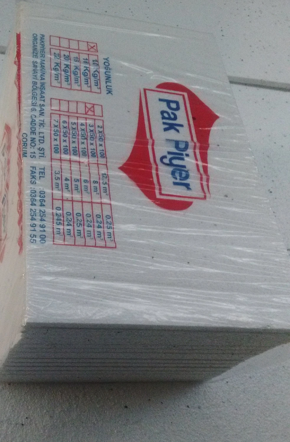 Isı Yalıtım Levhası Eps Strafor Köpük Beyaz 4 cm 10-12 Dns (12 Adet=6m2)