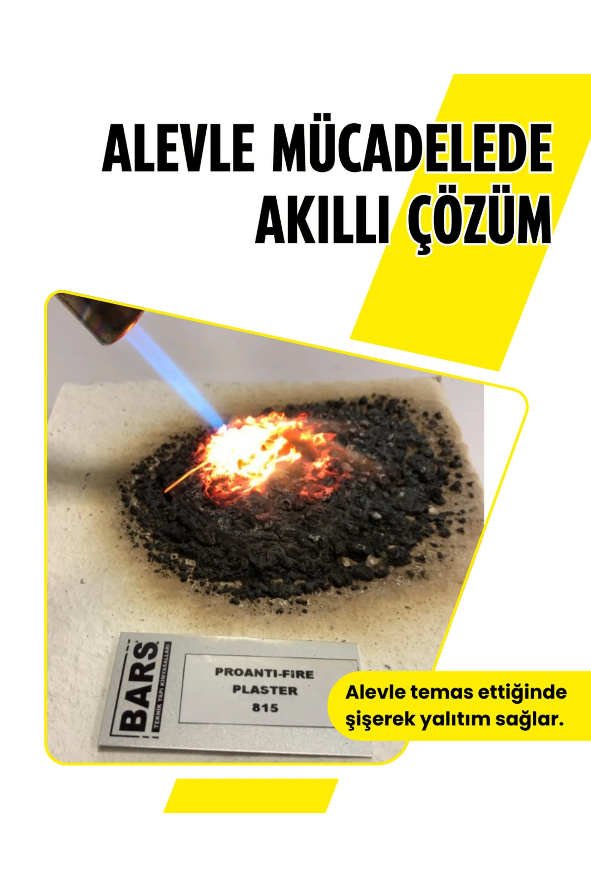 PROANTIFIRE Plus 815 Yangın Geciktirici Boya – Ahşap, Beton, Çelik İçin Alevle Şişen Kaplama