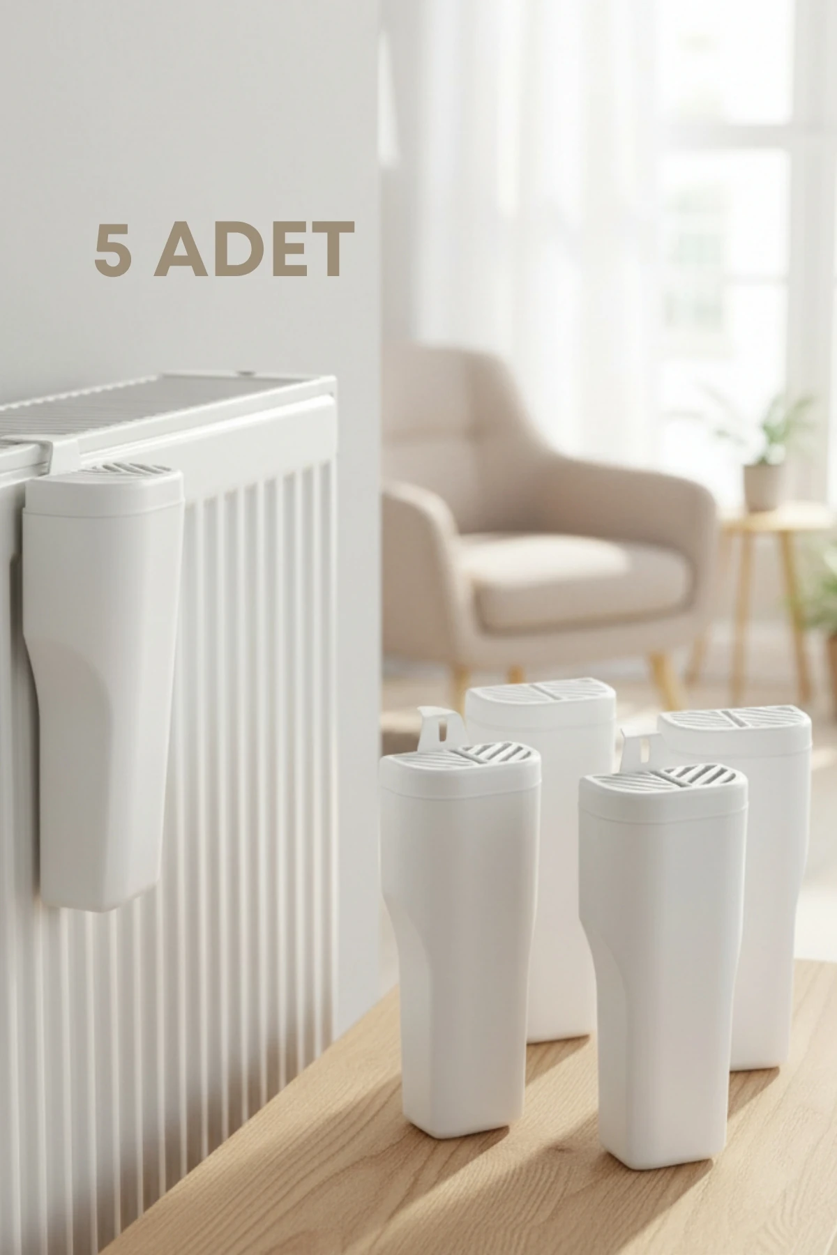 5 Adet Kalorifer Petek Suluğu, Oda Nemlendirici Kalorifer Suluğu, Radyatör Petek Deco