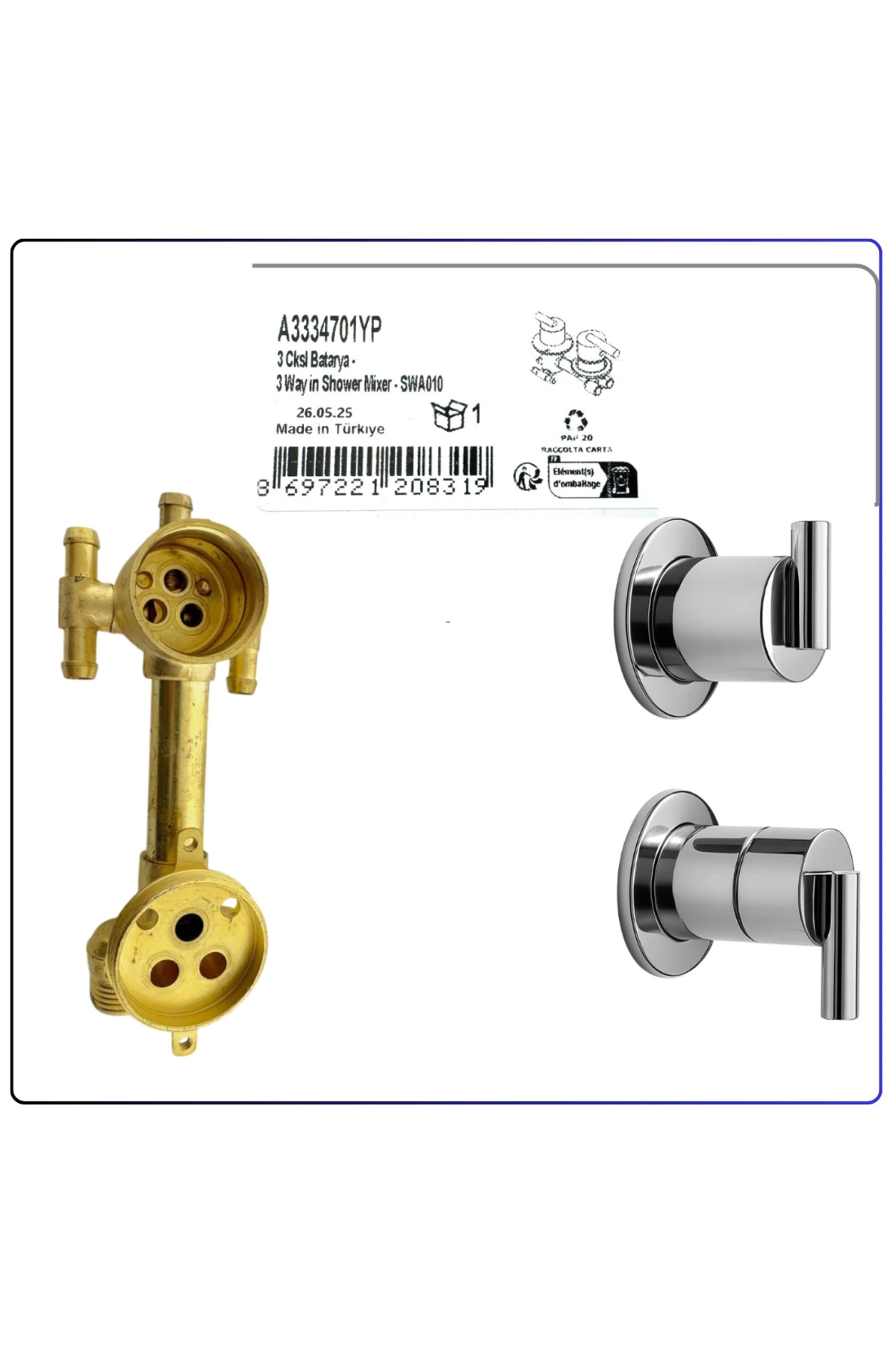 A3334701YP Batarya 3 Çıkışlı SWA010 (Move Duş sistemleri için)