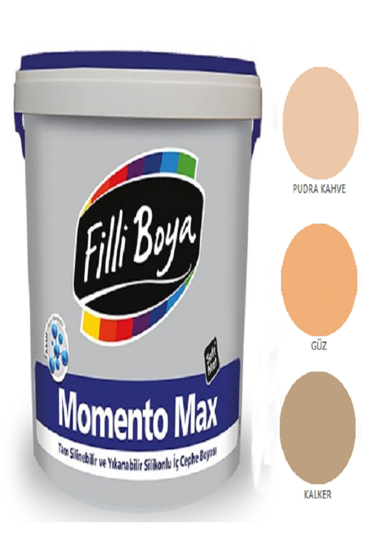 Momento Max Tam Silinebilir Yıkanabilir Silikonlu Mat Boya 15lt (güz)