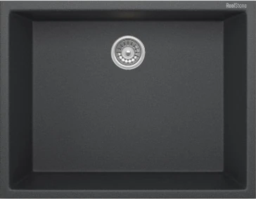 K012 Gordion 60 Siyah Granit Mutfak Eviyesi