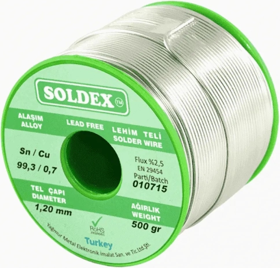 SCN100 Gümüşsüz Özel Alaşım Lehim Teli 500 gr - 1.2 mm