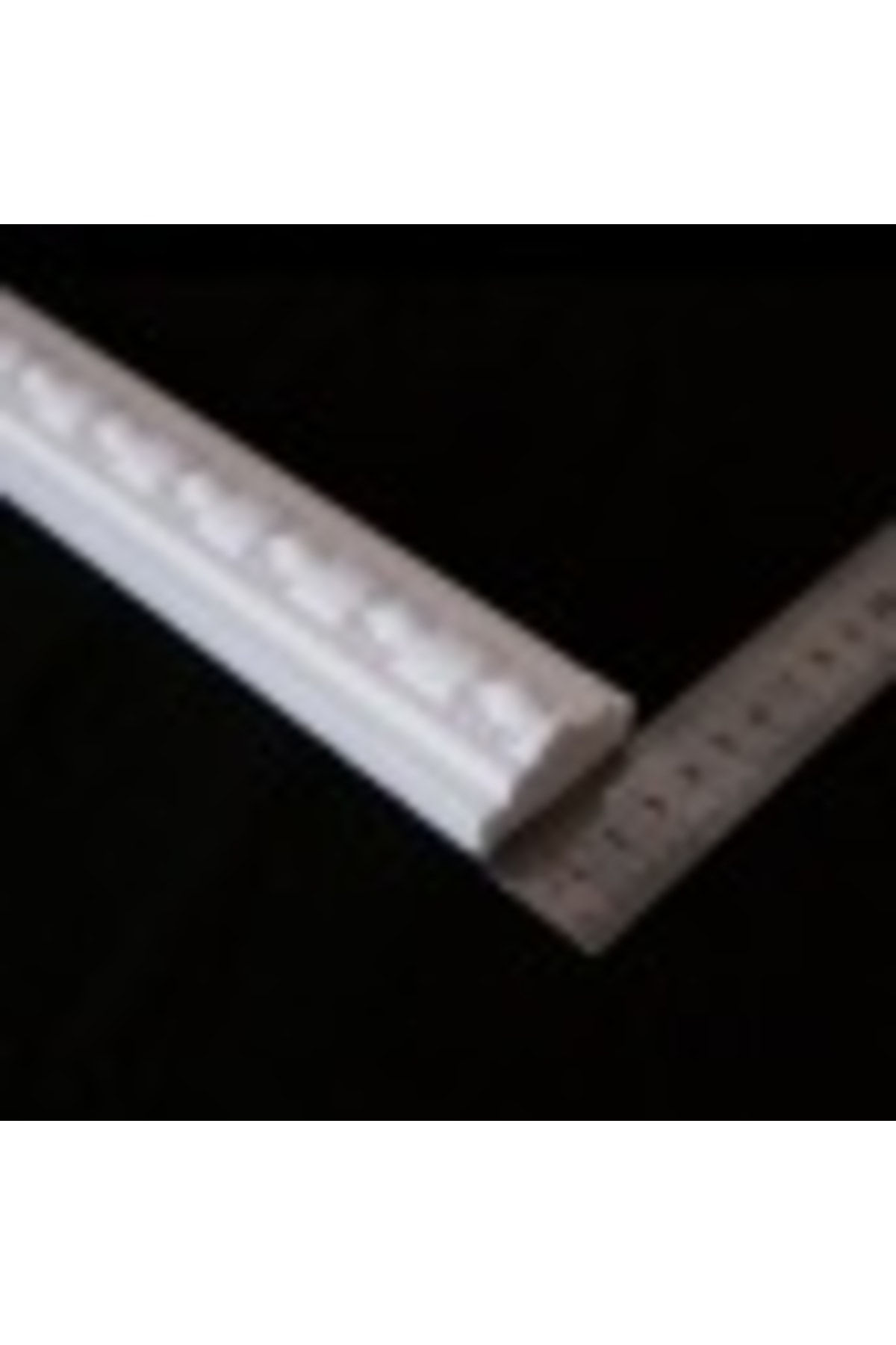 OZKUVVET 1 Metre Defne Desenli Dekoratif Stropiyer Eps Köpük Çıta - 4 Cm Genişlik