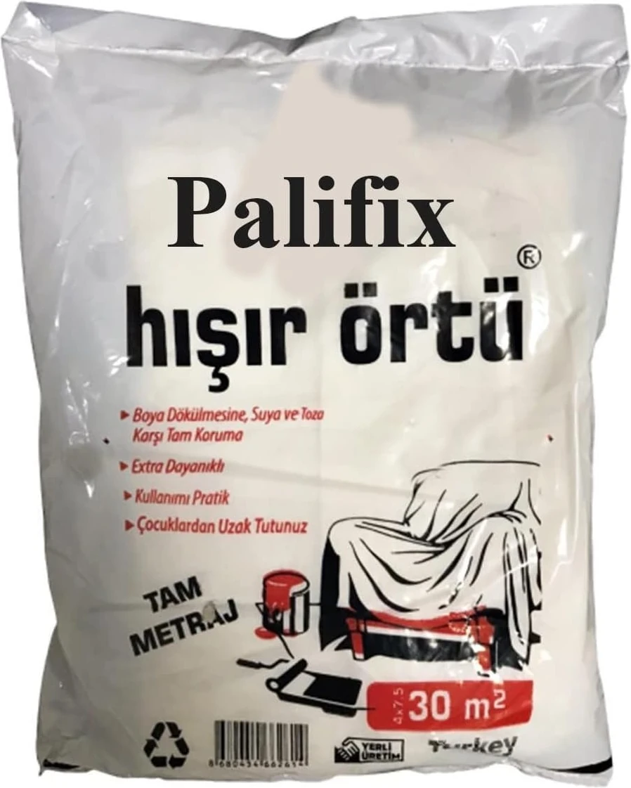 2 Adet Eşya Koruma Örtüsü Hışır Örtü Badana Örtüsü 30 M²
