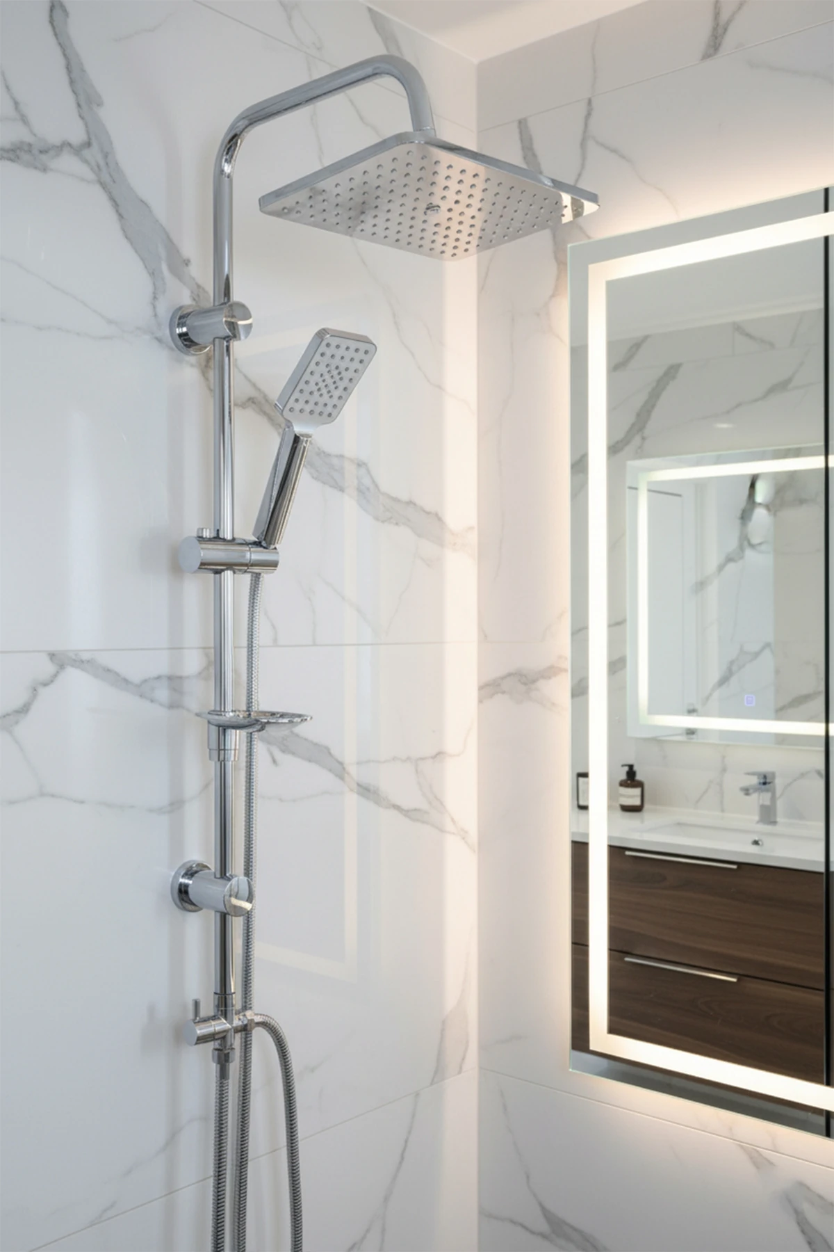 Tepe Yağmurlama Kirec Kırıcılı Ciba Duş Seti Pirinç Yönlendirici