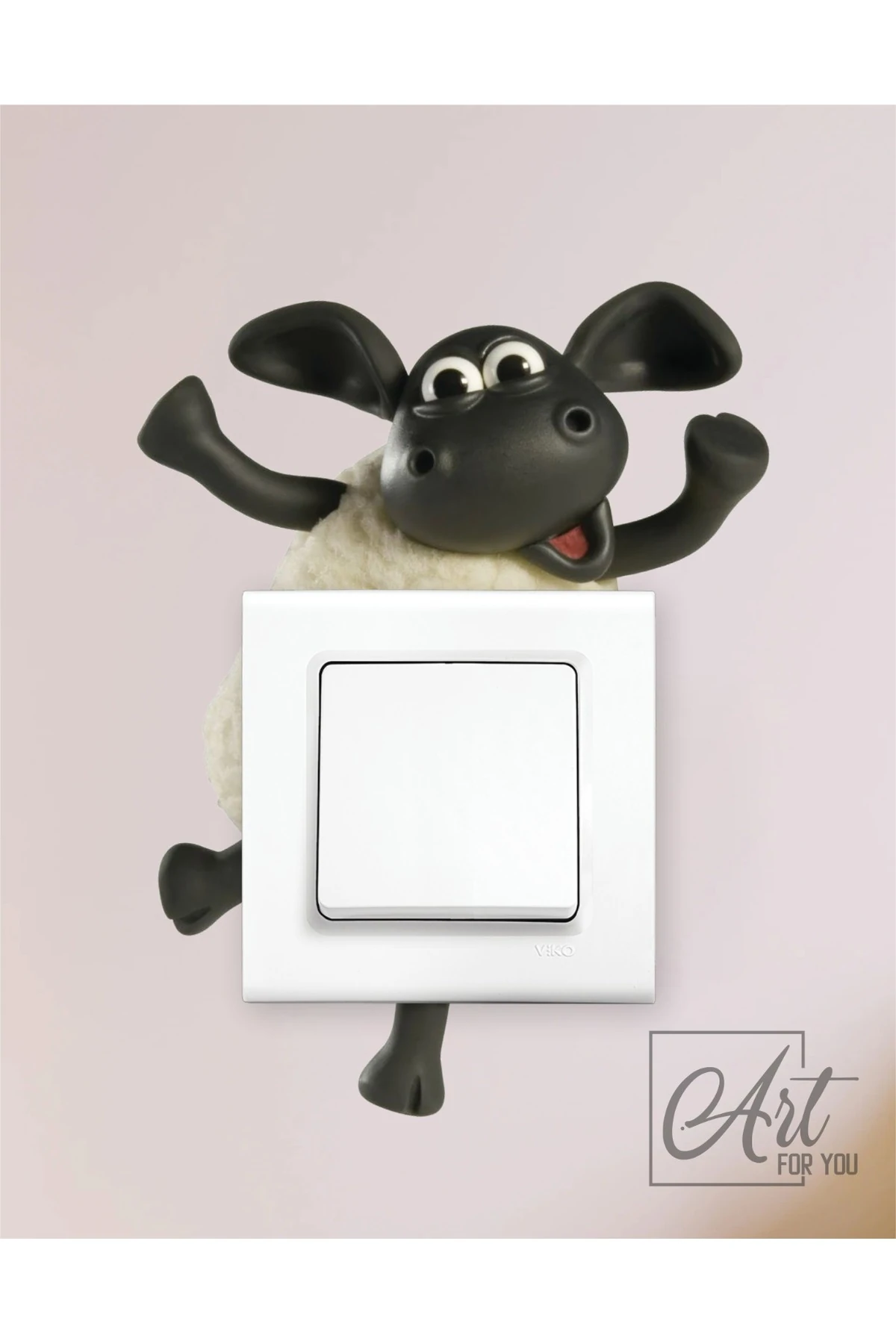 Sevimli Hayvan Temalı Anahtar Piriz STİCKER