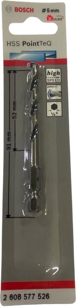 BOSCH Pointteq Altıgen Şaftlı Hss Matkap Ucu 5 mm