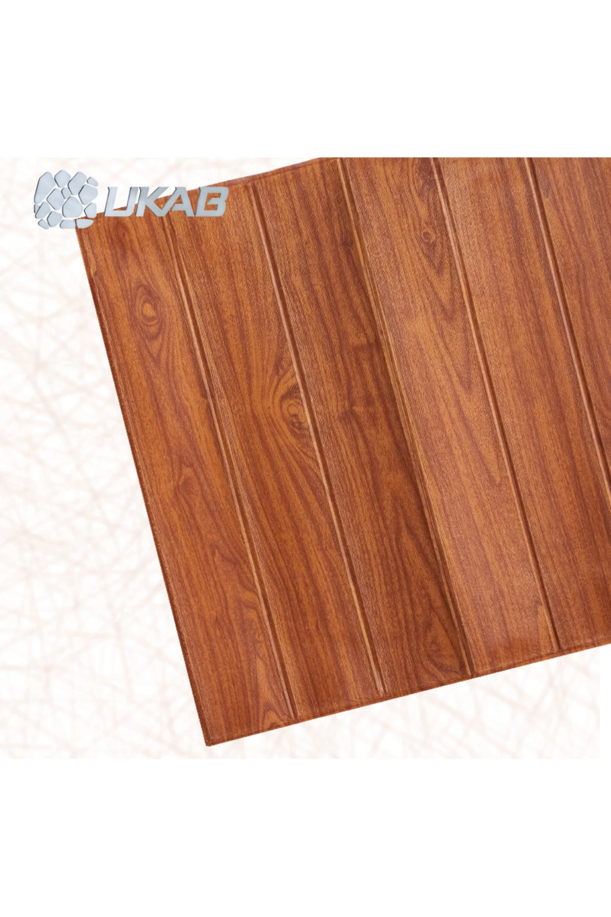 Dekoratif Kendinden Yapışkanlı Ahşap Lambri Görünümlü Esnek Köpük Duvar Panel