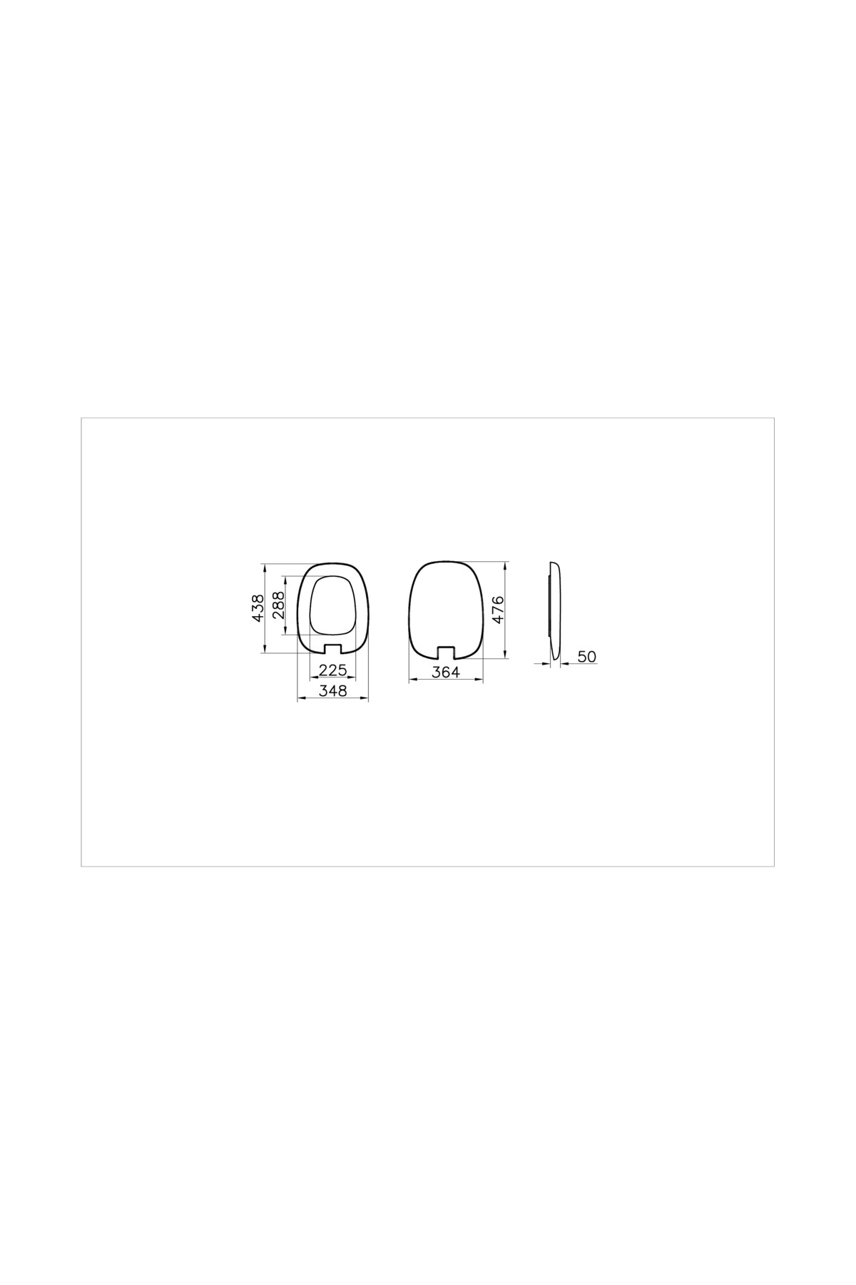 Plural 126-003-009 Klozet Kapağı, Yavaş Kapanır, Kolay Çıkabilir, Beyaz