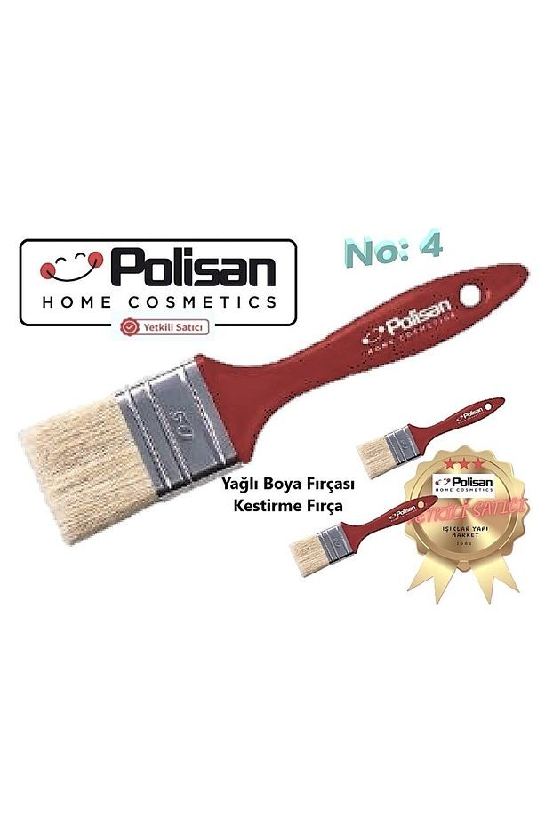 Kestirme Fırça No: 4 -yağlı Boya Ve Su Bazlı Boyalar Için