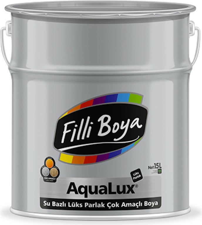 Aqualux Çok Amaçlı Ahşap Metal Cam Plastik Seramik Boyası 0.75LTBEYAZ