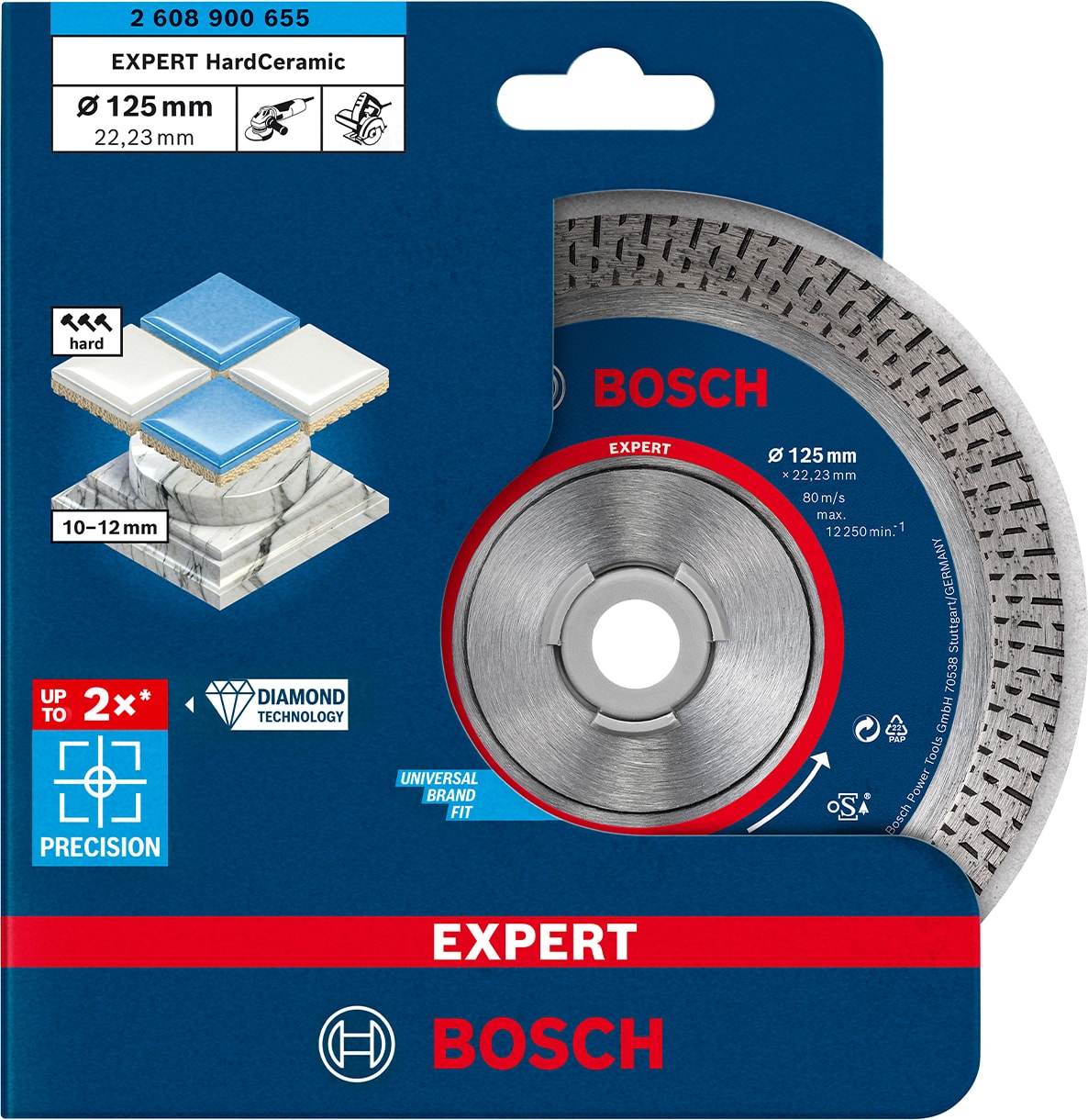 BOSCH Expert Hardceramic Elmas Kesme Diski 125 x 22,23 x 1,4 x 10 mm