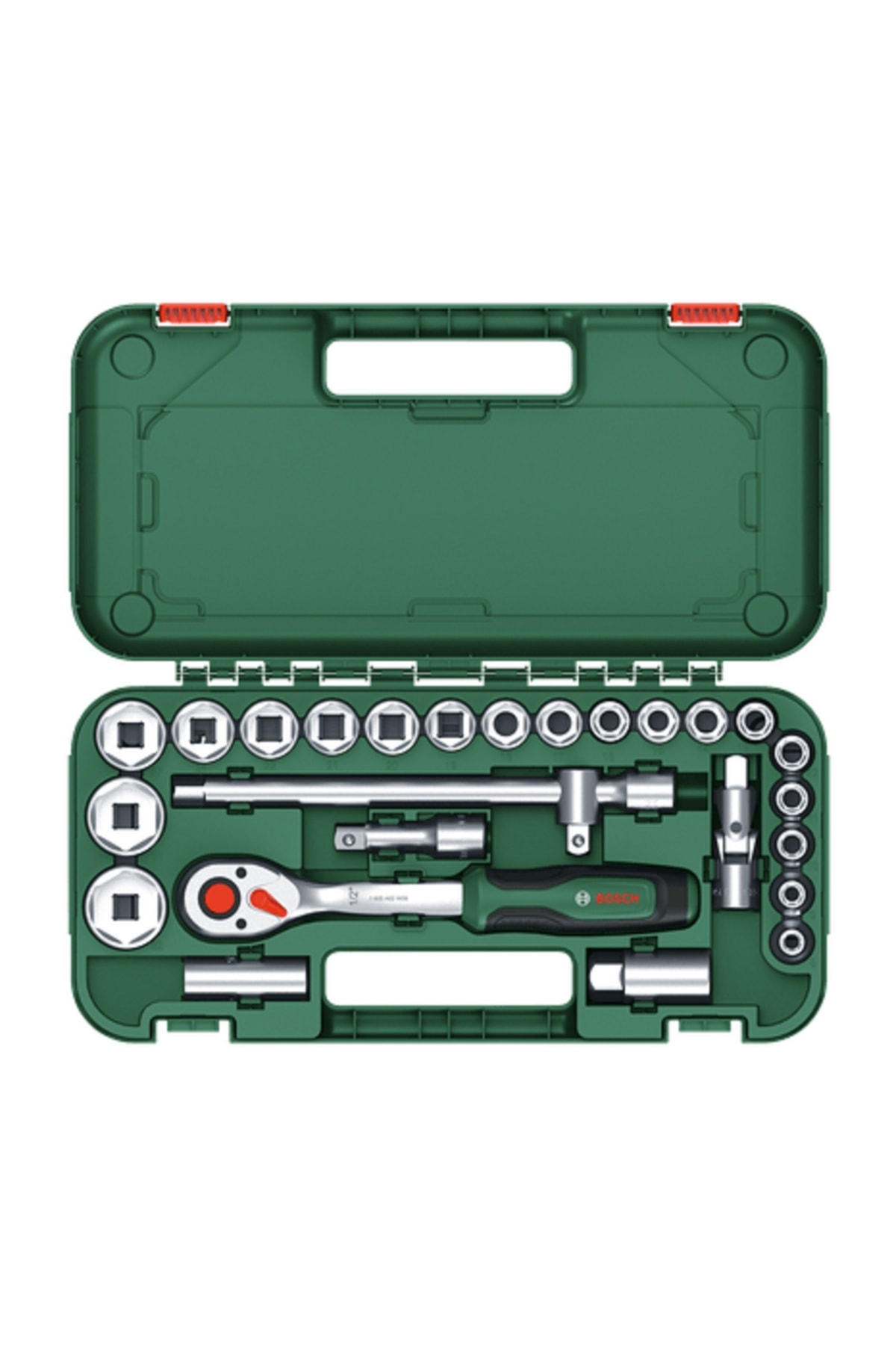 BOSCH 1600 A02 Z9F 1/2 Inch Cırcır Lokma Seti 25 Parça