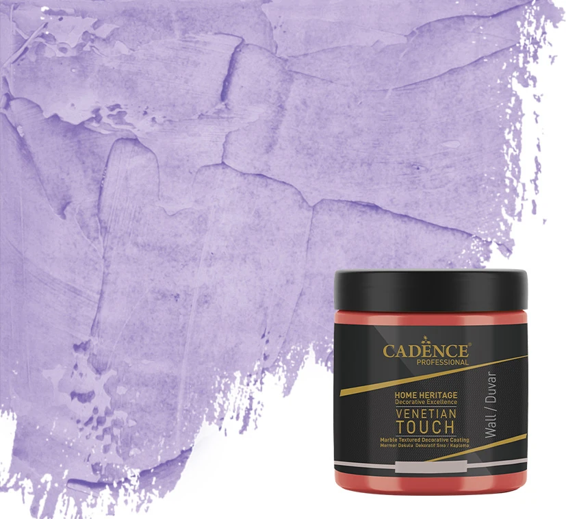 Venetıan Touch Mermer Dokulu Dekoratif Sıva / Kaplama Vt-09 Açık Leylak 250 ml