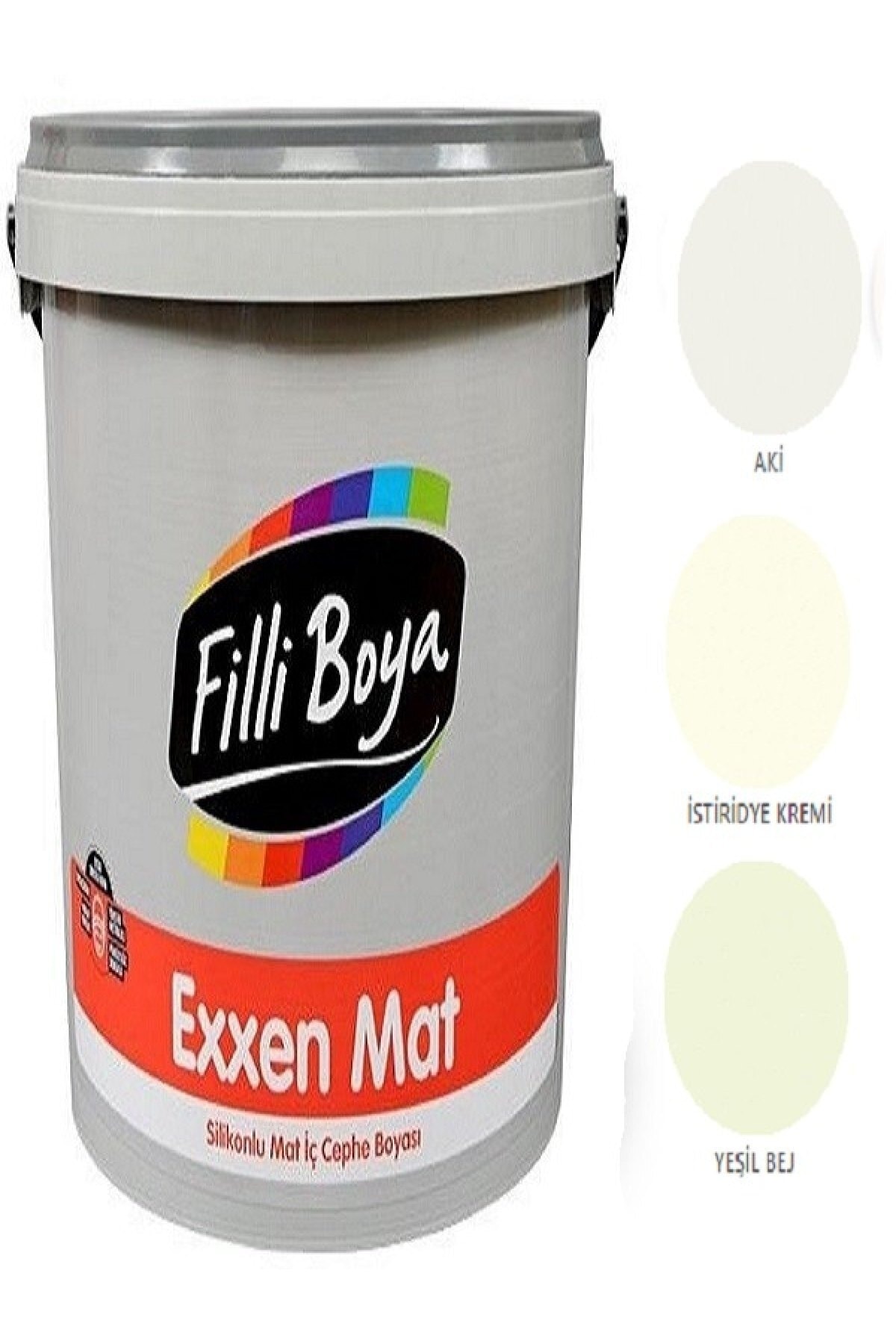Exxen Mat Silikonlu Mat Iç Cephe Boyası 2,5lt (istiridye Kremi)