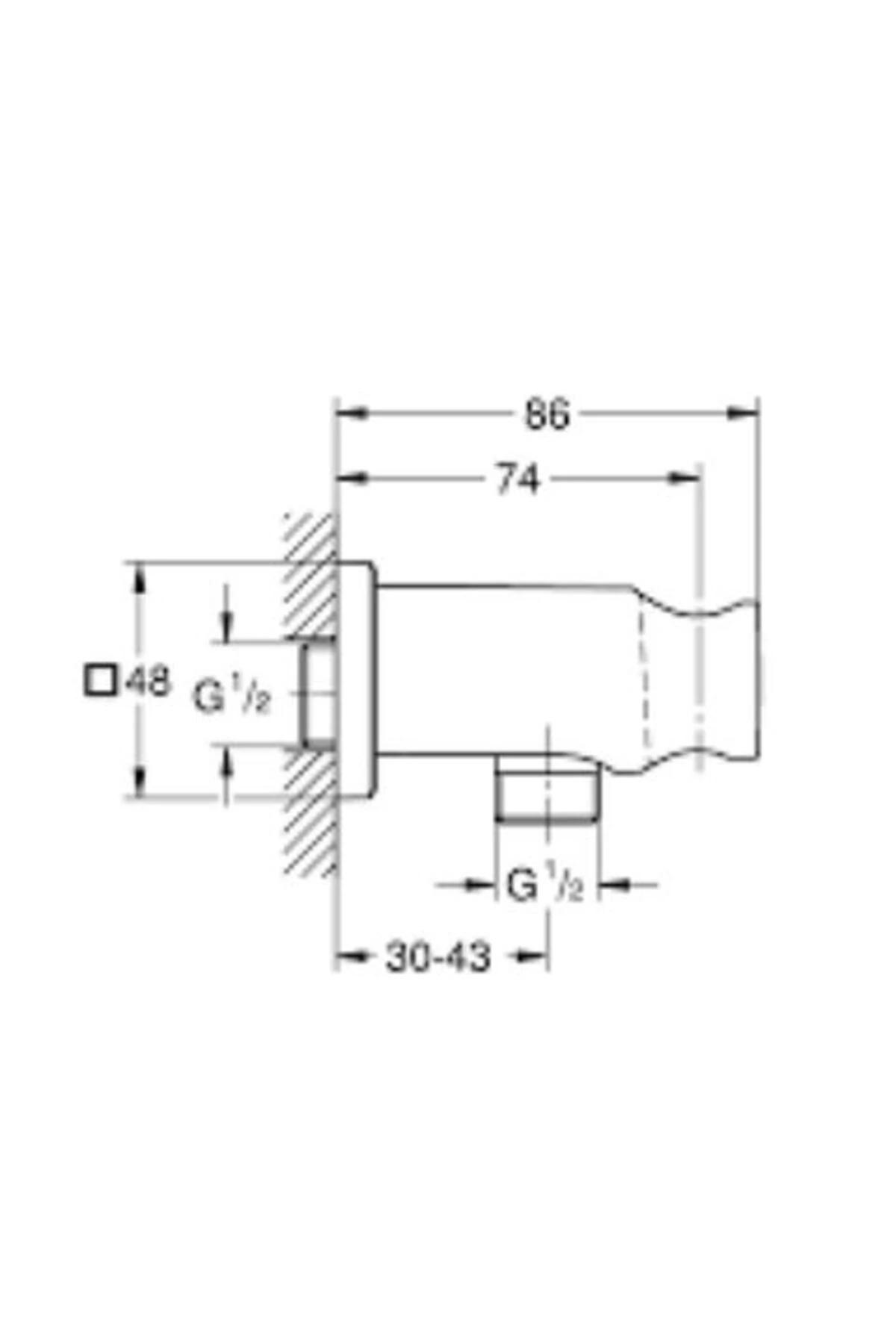 Rainshower Duş Çıkış Dirseği - 26659000