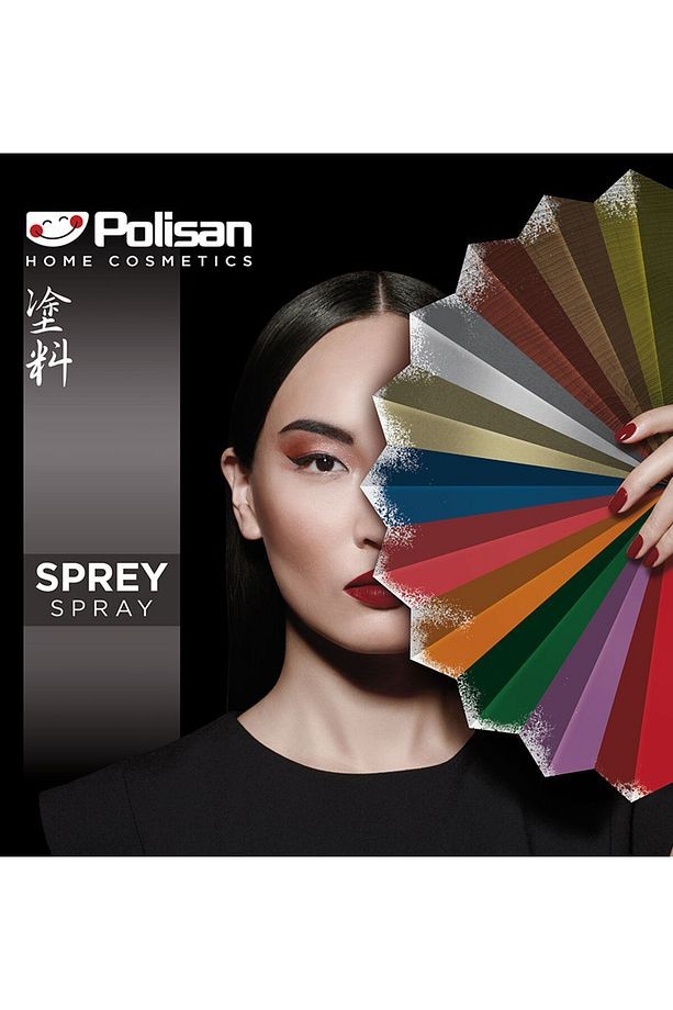 POLİSAN SPREY BOYA METALİK ALÜMİNYUM RAL-9022