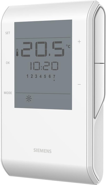 RDE50.1RF/SET Kablosuz Oda Termostatı Haftalık Programlanabilir Beyaz