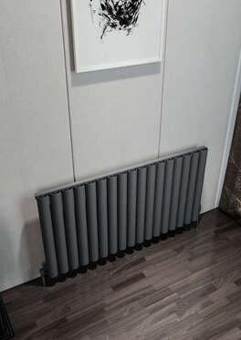 Birgi Yatay Alüminyum Radyatör 1185X600 Pütürlü Antrasit (7946)