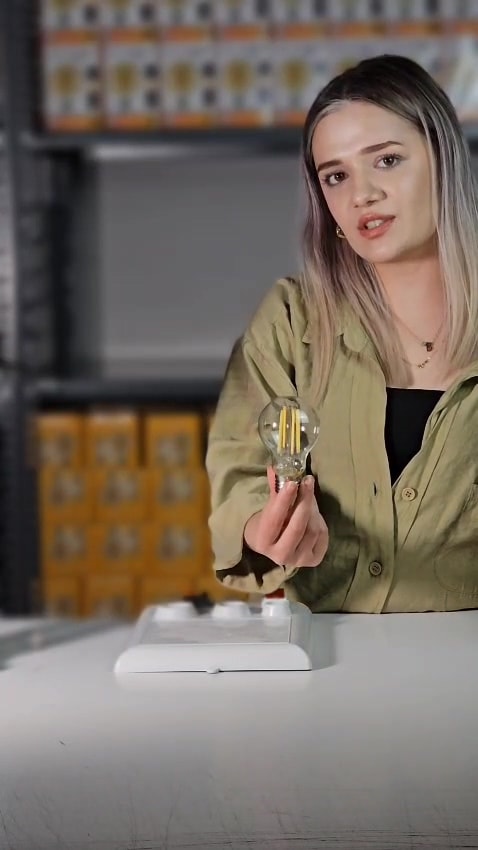 3 Renkli Led Filament Rustik Ampul 6w E27 A60