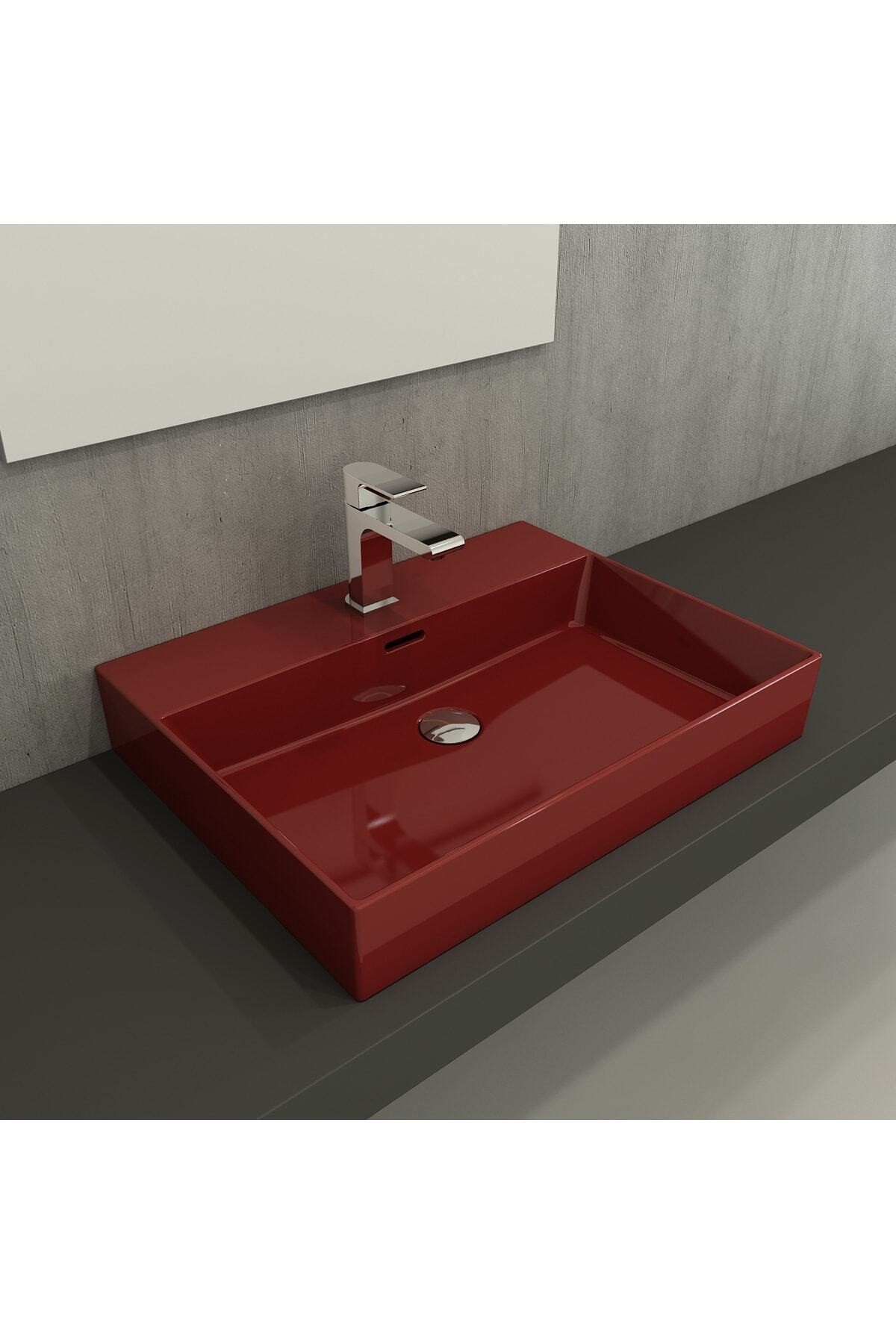 Milano Lavabo 60 Cm Parlak Kırmızı 1376-019-0126