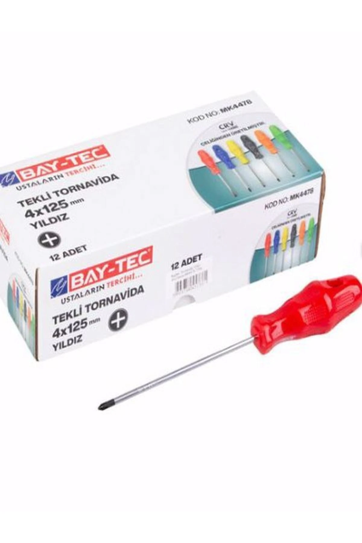 Tornavida Yıldız 4x125mm Mk4478 7886 7788-1 Adet