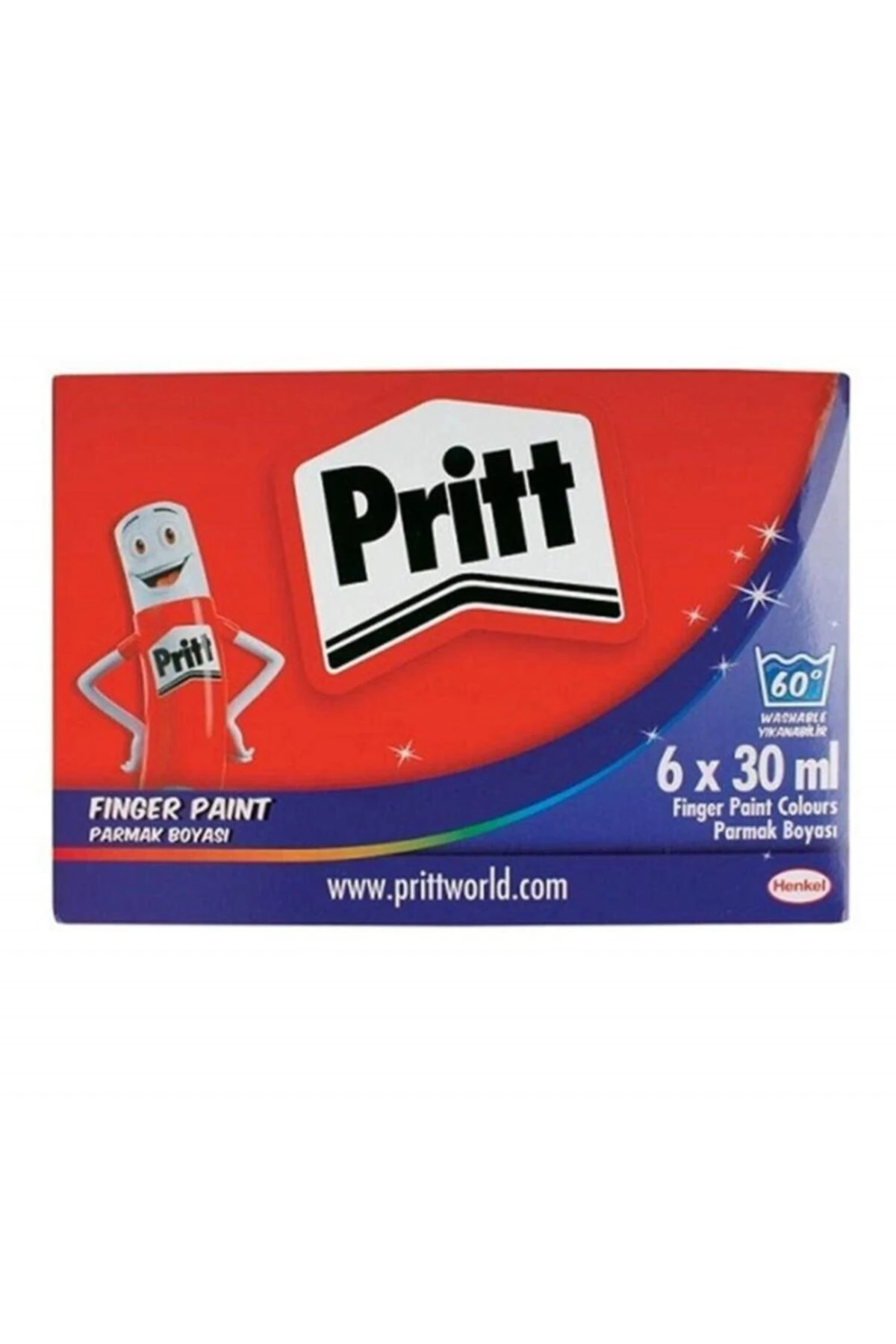 Parmak Boyası 6 Renk X 30 ml