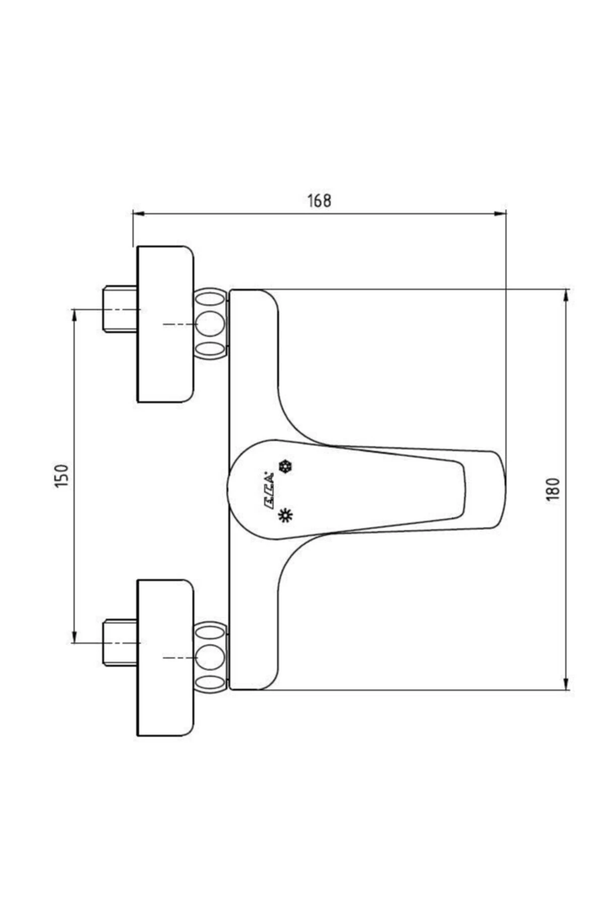 Niobe Banyo Bataryası 482+ Spil Mafsallı Duş Seti 2'li Set