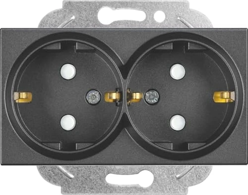 / Füme Ikili Topraklı Priz Çarpma Karşıtı Mekanizma ve Düğme/kapak Vakumlu Paket