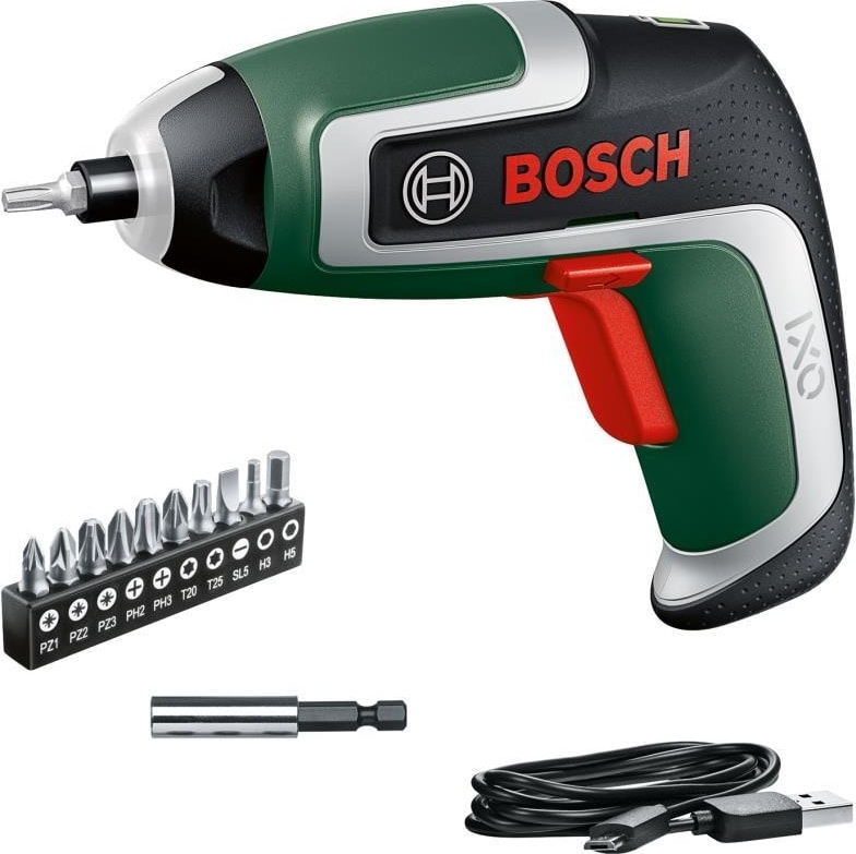 BOSCH Ixo 7 Akülü Vidalama + 32 Parça Extra Hard Bits Seti 06039E0000