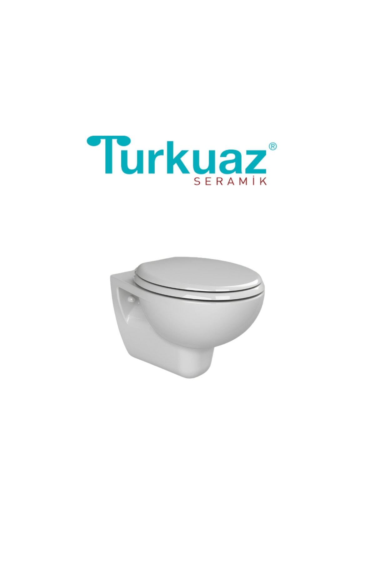 Lila Kanallı Asma Klozet ,Lila Yavaş Kapanan Kapak