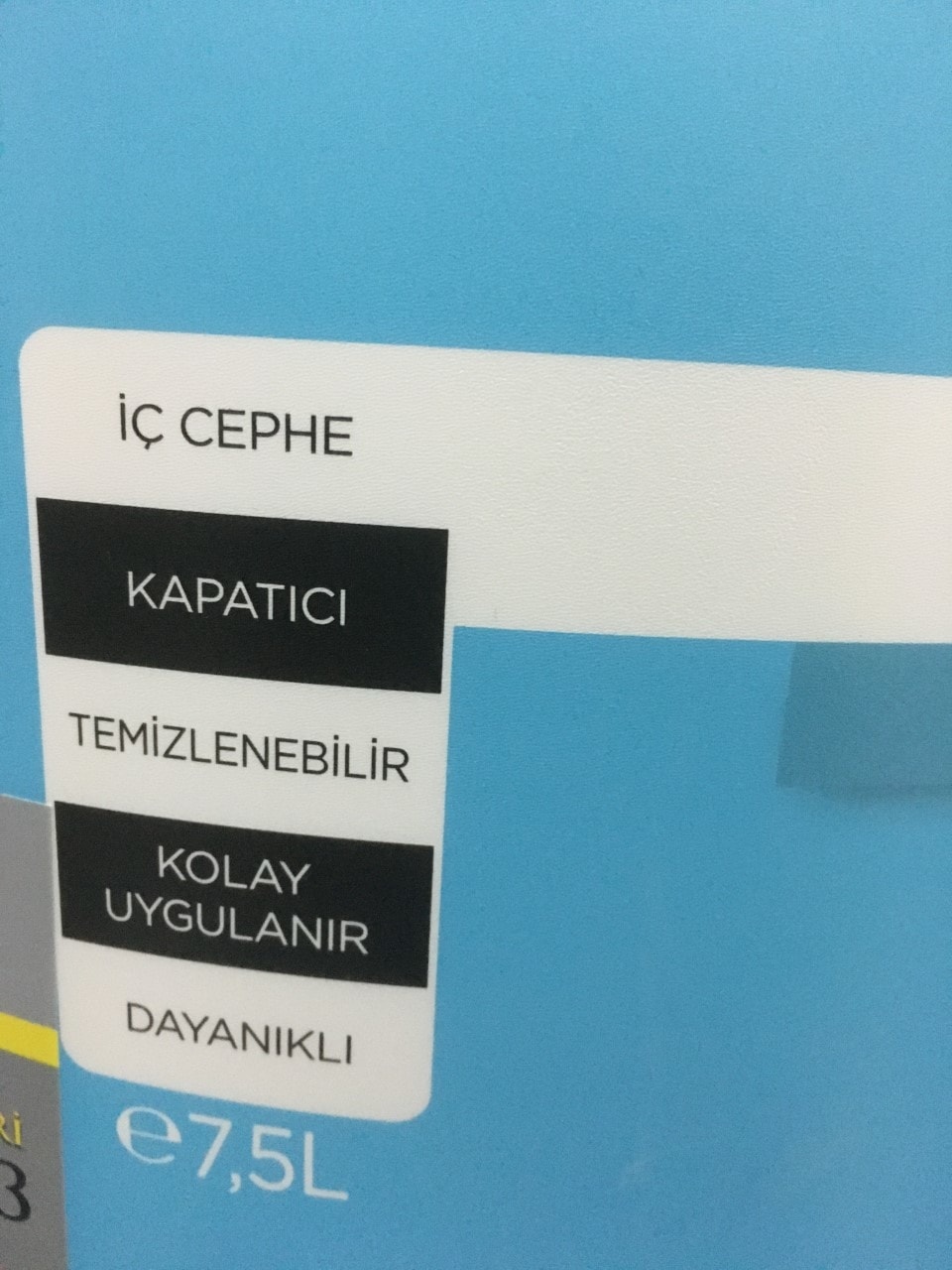 POLİSAN Primera Silikonlu Mat Iç Cephe Boyası 7,5 Litre