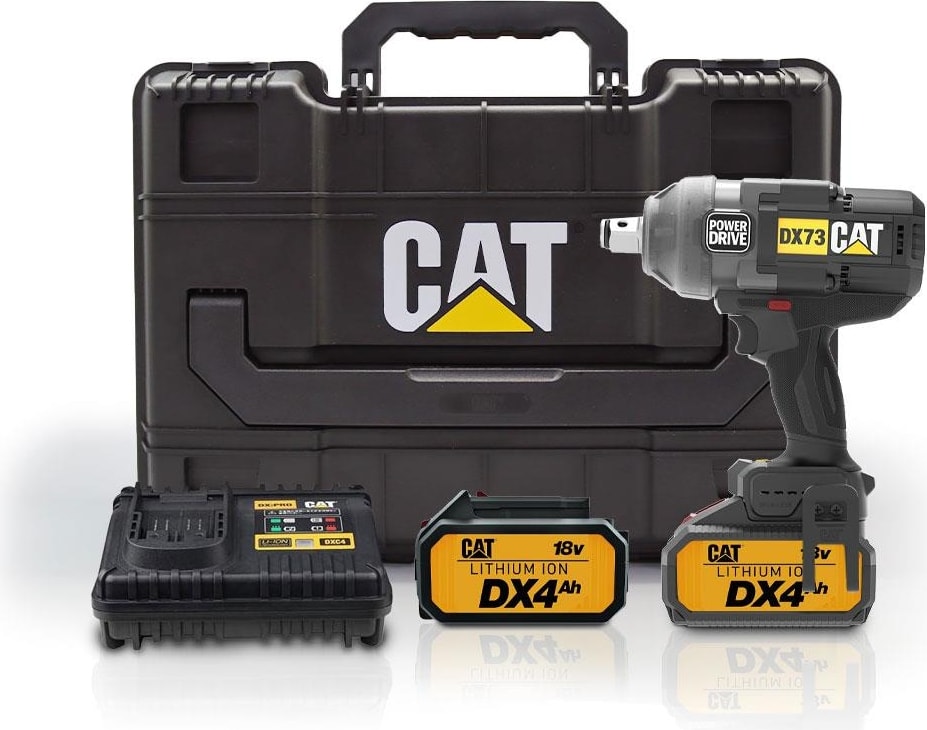 DX73 18VOLT 4.0 Ah. Çift Akülü 1700/2100NM Kömürsüz Profesyonel Şarjlı Somun Sıkma