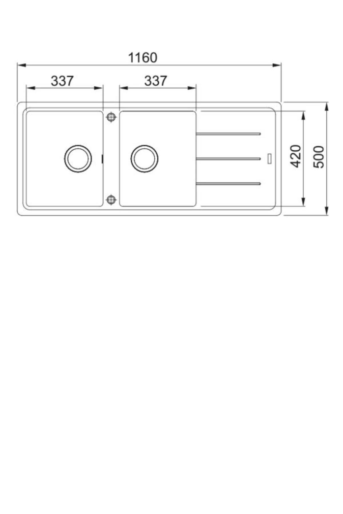 Basıs Granıt - Bfg 621  Slate Grey EVİYE