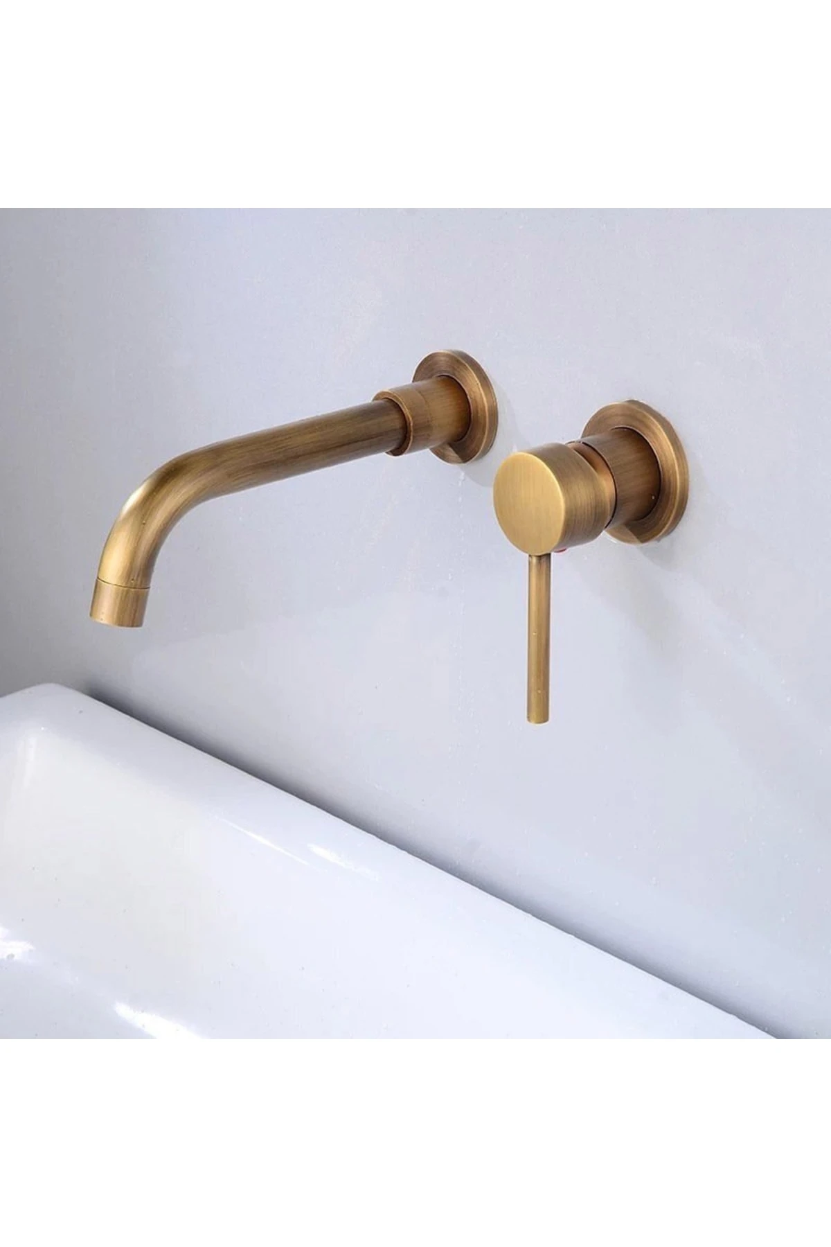 Duvardan Ankastre Lavabo Bataryası Antik Eskitme Kda101-a