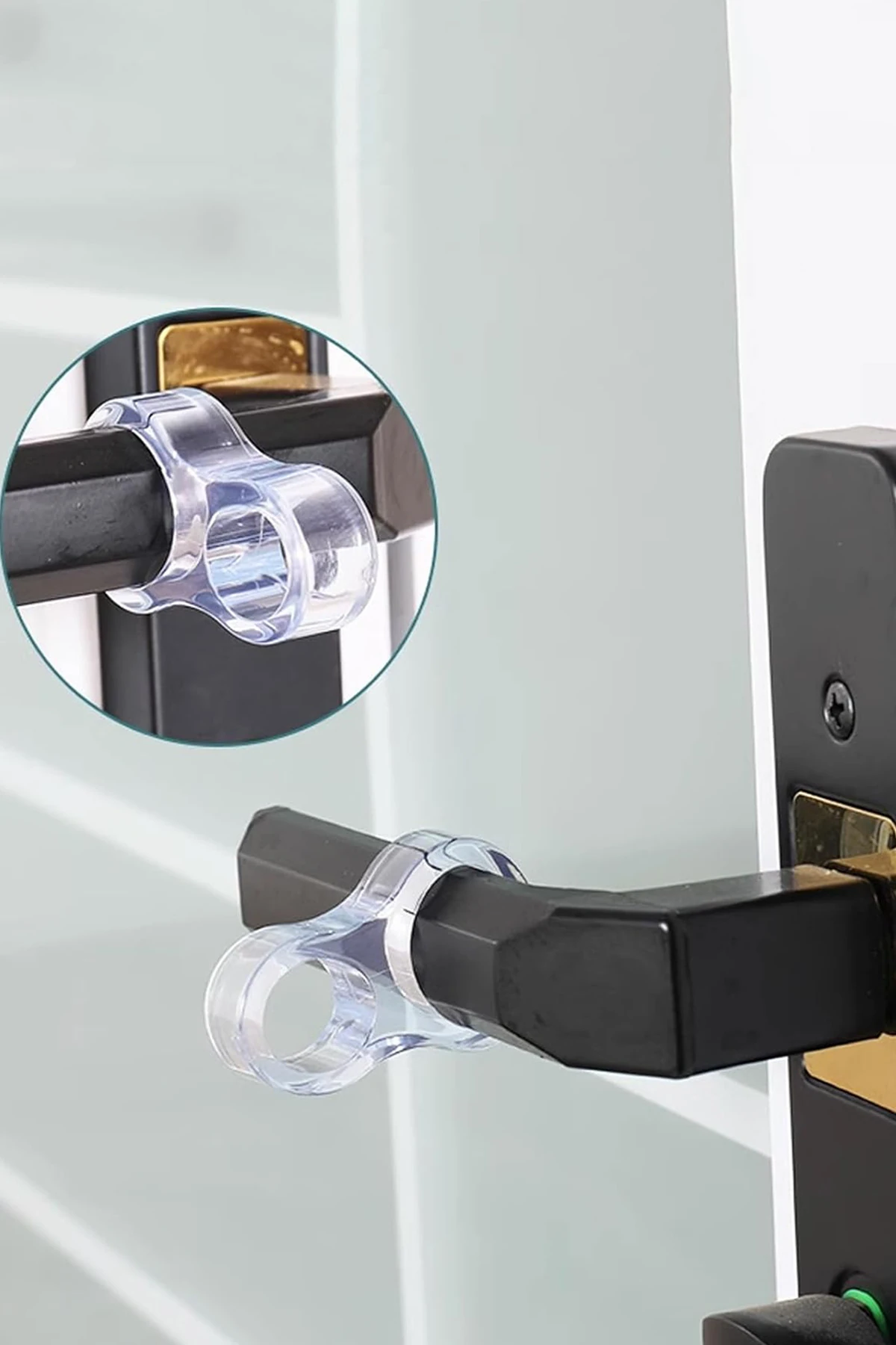 Şeffaf Silikon Kapı Durdurucu Stoper | Kapı Kolu Duvar Koruyucu ve Pencere Tamponu 1 adet