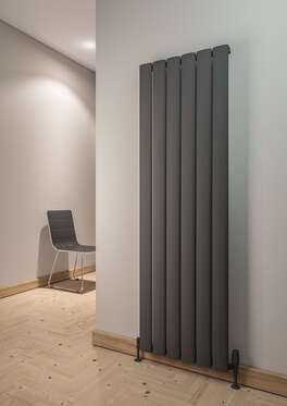 Serez Dikey Alüminyum Radyatör 565X1800 Pütürlü Beyaz (Ral 9016)