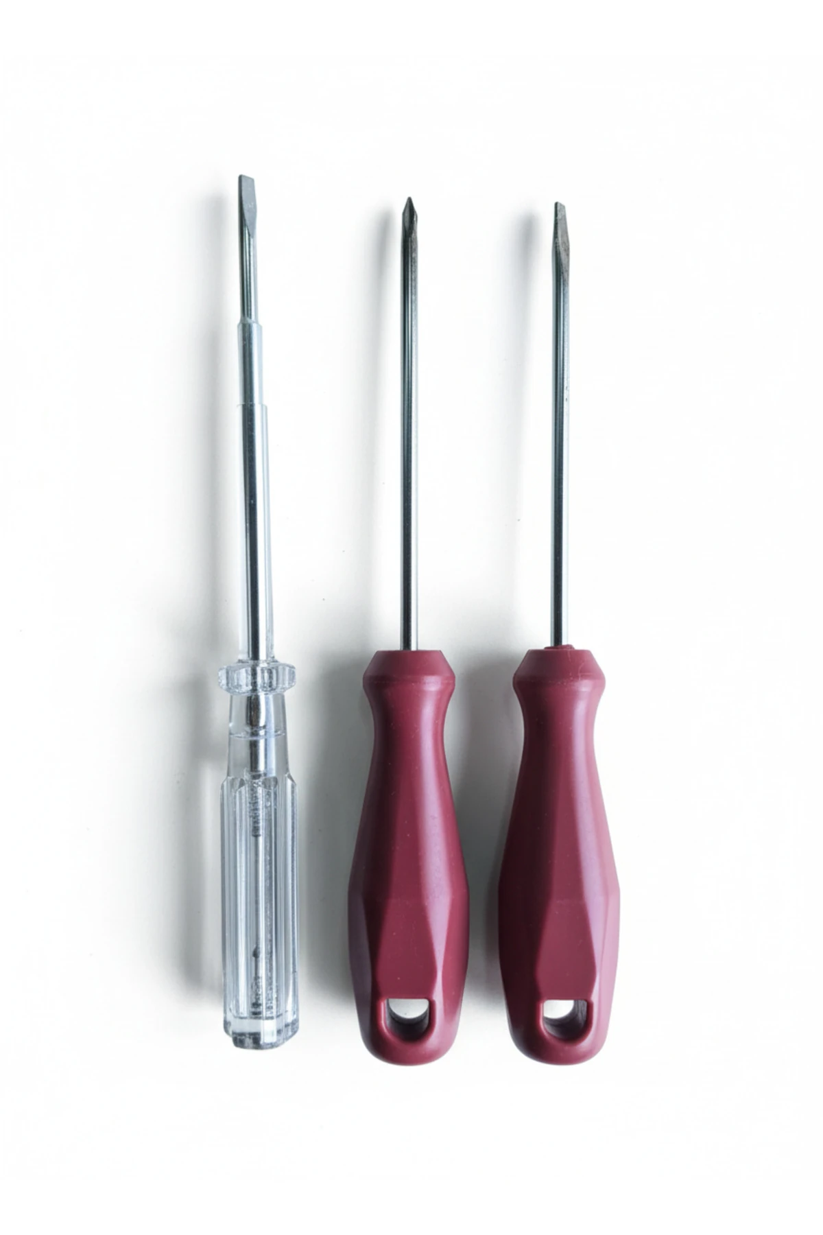 3 Parça Tornavida Seti - 4x100mm Yıldız ve Düz Uç - Kontrol Kalemi - Profesyonel Set - Hem Ev Hem İş