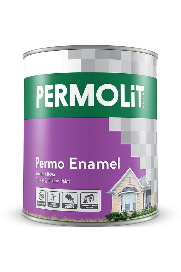 Permo Enamel Havai Mavi Sentetik Boya 0,25 Lt. 34 Farklı Renk