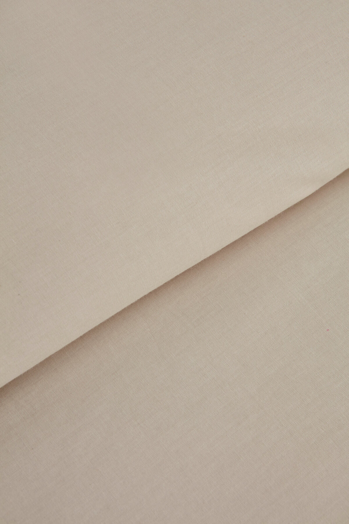 Pure Ruffle %100 Pamuk King Size Nevresim Takımı Ekru